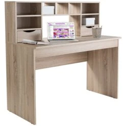 Scandi Oak Laptop Computer Desk
