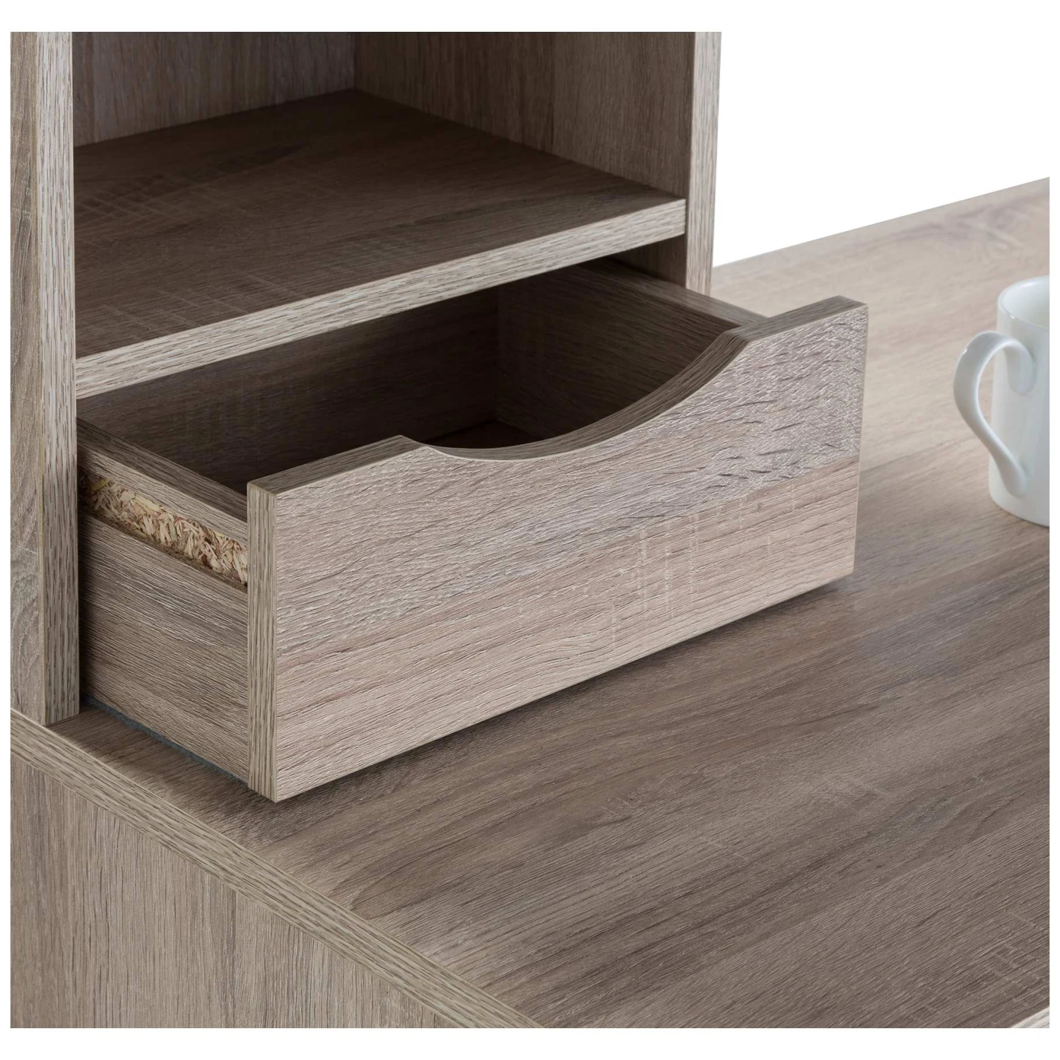 Scandi Oak Laptop Computer Desk 7 Scandi Oak Laptop Computer Desk - Image 5