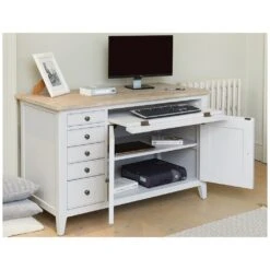 Autograph Solid Wood Computer Desk Hideaway -Cheap Office Desks Store 085779