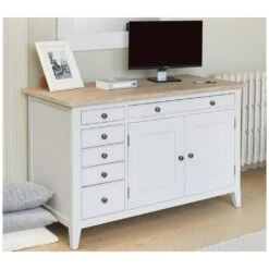 Autograph Solid Wood Computer Desk Hideaway -Cheap Office Desks Store 085780