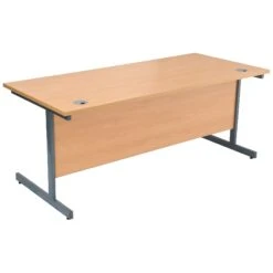 Karbon K1 Rectangular Cantilever Office Desks With Single Fixed Pedestal 29 Karbon K1 Rectangular Cantilever Office Desks With Single Fixed Pedestal -Cheap Office Desks Store 088057