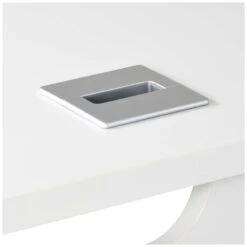 Karbon K4 Rectangular Panel End Desk With 3 Drawer Slimline Mobile Metal Pedestal -Cheap Office Desks Store 091804