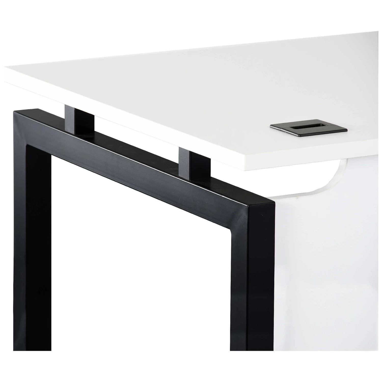 Karbon K4 Rectangular Bench Desks With 3 Drawer Metal Mobile Pedestal 16 Karbon K4 Rectangular Bench Desks With 3 Drawer Metal Mobile Pedestal - Image 14