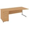 NEXT DAY Solar Wave Cantilever Desks With Desk High Pedestal -Cheap Office Desks Store 093861