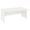 NEXT DAY Vogue White Wave Panel End Desks 1 NEXT DAY Vogue White Wave Panel End Desks -Cheap Office Desks Store 093865