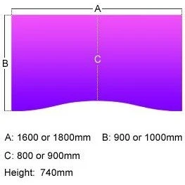 Elite Optima Plus Double Wave Desks 12 Elite Optima Plus Double Wave Desks - Image 10