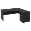 NEXT DAY Eclipse Black Ergonomic Panel End Desks With Desk High Pedestal 1 NEXT DAY Eclipse Black Ergonomic Panel End Desks With Desk High Pedestal -Cheap Office Desks Store 097225
