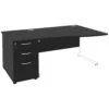 NEXT DAY Eclipse Black Wave Cantilever Desks With Desk High Pedestal 2 NEXT DAY Eclipse Black Wave Cantilever Desks With Desk High Pedestal -Cheap Office Desks Store 097241
