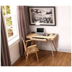 Pacific Laptop Desk With Smart Charging And Bluetooth Speakers -Cheap Office Desks Store 098042