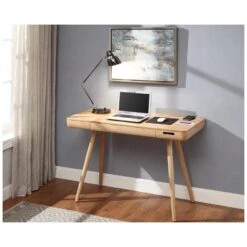 Pacific Laptop Desk With Smart Charging And Bluetooth Speakers -Cheap Office Desks Store 098043