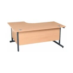 Karbon K1 Ergonomic Cantilever Office Desks With Tall Under Desk Pedestal -Cheap Office Desks Store 099588