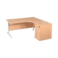 Karbon K1 Ergonomic Cantilever Office Desks With 600D Desk End Pedestal 27 Karbon K1 Ergonomic Cantilever Office Desks With 600D Desk End Pedestal -Cheap Office Desks Store 099645