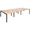 Balance Triple Back To Back Bench Desks -Cheap Office Desks Store 099866