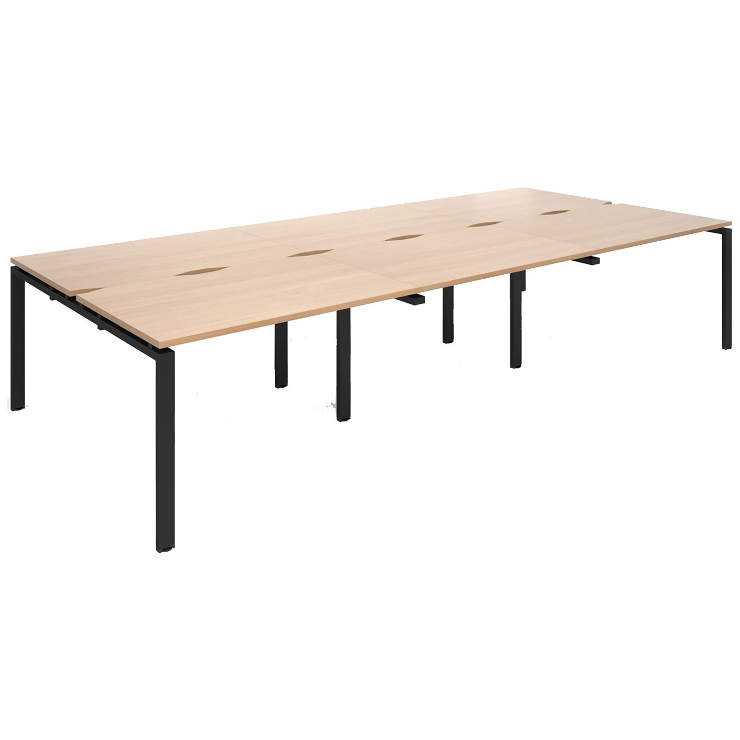 NEXT DAY Balance Triple Back To Back Bench Desks 6 NEXT DAY Balance Triple Back To Back Bench Desks - Image 4