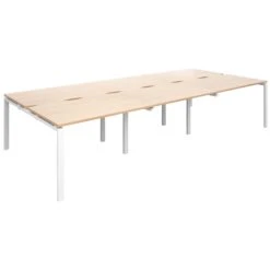 NEXT DAY Balance Triple Back To Back Bench Desks 27 NEXT DAY Balance Triple Back To Back Bench Desks -Cheap Office Desks Store 099933