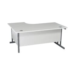 Karbon K3 Ergonomic Deluxe Cantilever Desk With Fixed Pedestal -Cheap Office Desks Store 099953