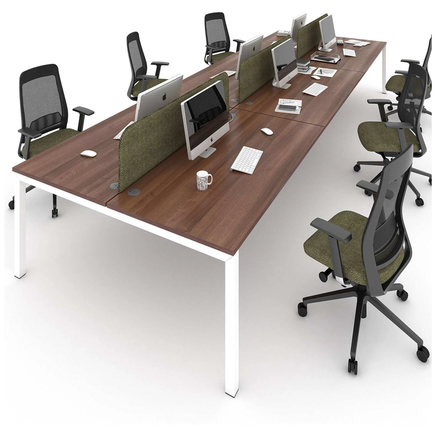 Next Day Parallel Double Back To Back Bench Desk 14 Next Day Parallel Double Back To Back Bench Desk - Image 12