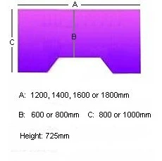 Interface Double Wave Starter Bench Desks 5 Interface Double Wave Starter Bench Desks - Image 3