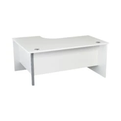 Karbon K2 Ergonomic Panel End Office Desks With Narrow Under Desk Pedestal -Cheap Office Desks Store 100358