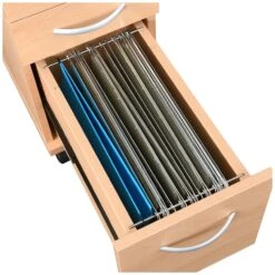 Karbon K2 Ergonomic Panel End Office Desks With Narrow Under Desk Pedestal -Cheap Office Desks Store 100365