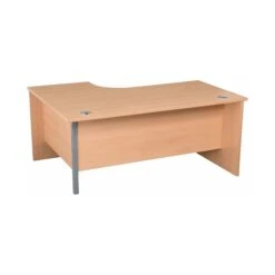 Karbon K2 Ergonomic Panel End Office Desks With Tall Under Desk Pedestal -Cheap Office Desks Store 100389