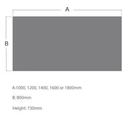 Karbon K2 Rectangular Panel End Office Desks With Single Fixed Pedestal -Cheap Office Desks Store 101753