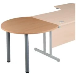 Karbon Round Desk Extension -Cheap Office Desks Store 102088