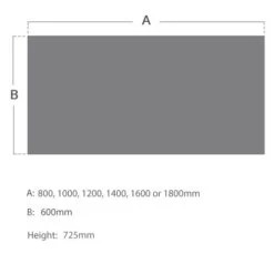 Presence Rectangular Desks -Cheap Office Desks Store 102110