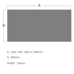 Commerce II Rectangular Desks With Mobile Pedestal -Cheap Office Desks Store 102289