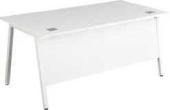 Karbon K6 A-Frame Rectangular Desks With Under Desk Mobile Pedestal -Cheap Office Desks Store 102313