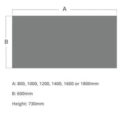 Karbon K2 Compact Rectangular Panel End Office Desks -Cheap Office Desks Store 102466