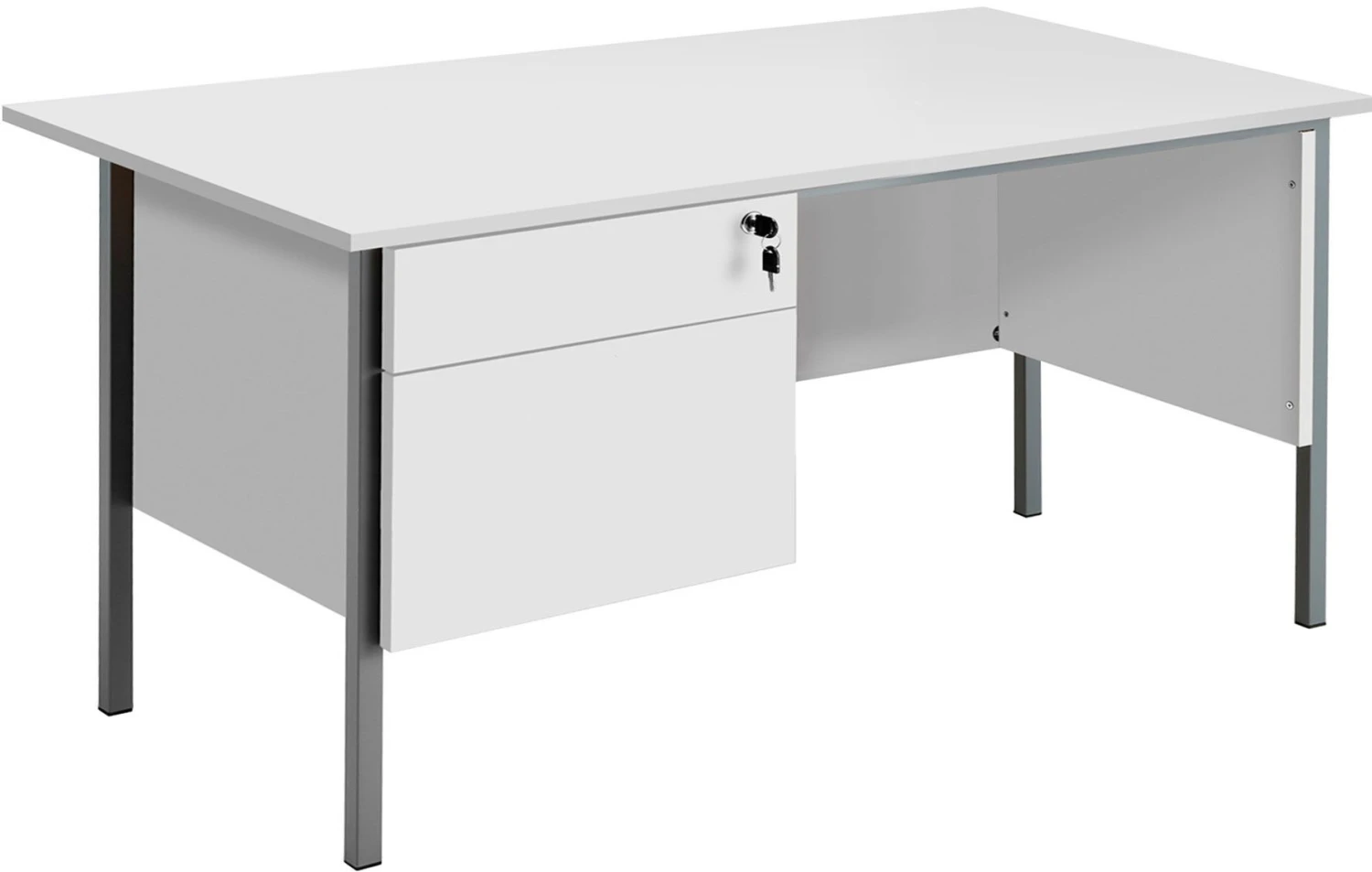 OfficeWorx Rectangular Desks With Single Fixed Pedestal 5 OfficeWorx Rectangular Desks With Single Fixed Pedestal - Image 3