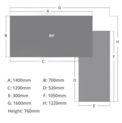 Daemon Glass Corner Workstation -Cheap Office Desks Store 102996