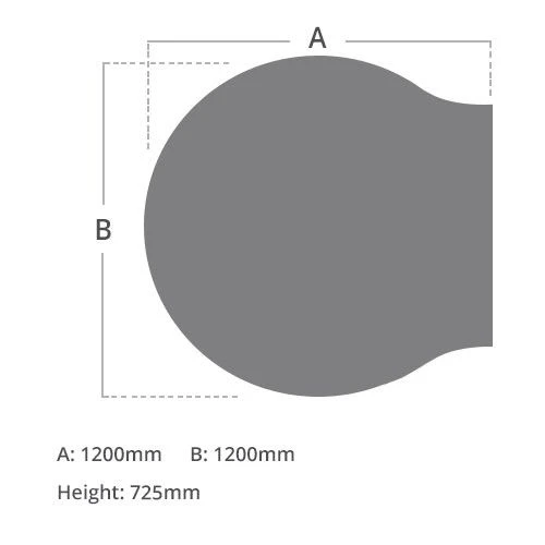 Solar Desk End Shell Meeting Table 5 Solar Desk End Shell Meeting Table - Image 3