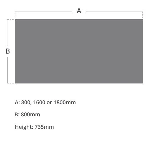 Mokka Executive Rectangular Desks 5 Mokka Executive Rectangular Desks - Image 3