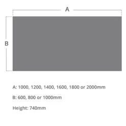 Elite Linnea Single Bench Rectangular Desks -Cheap Office Desks Store 103670