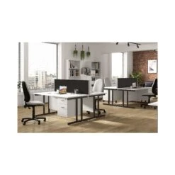Karbon K3 Rectangular Deluxe Cantilever Desk -Cheap Office Desks Store 103748