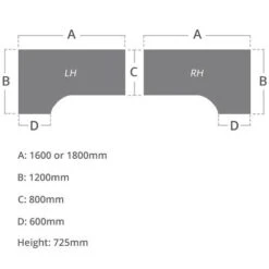 Solar Cantilever Ergonomic Desks With Single Fixed Pedestal -Cheap Office Desks Store 104047