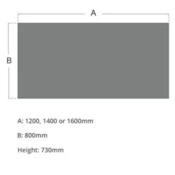 NEXT DAY InterAct Rectangular Bench Desk -Cheap Office Desks Store 104129