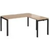 Balance Single Bench Desk With Return 1 Balance Single Bench Desk With Return -Cheap Office Desks Store 105559
