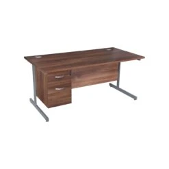 Karbon K1 Rectangular Cantilever Office Desks With Single Fixed Pedestal 25 Karbon K1 Rectangular Cantilever Office Desks With Single Fixed Pedestal -Cheap Office Desks Store 106845