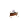 Spectrum Walnut Real Wood Veneer Computer Desk -Cheap Office Desks Store 107034