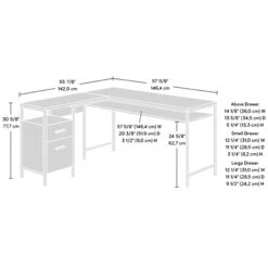 Aztek L-Shaped Home Office Workstation 17 Aztek L-Shaped Home Office Workstation -Cheap Office Desks Store 107202