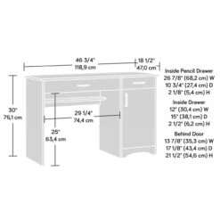Helios Home Office Compact Desk -Cheap Office Desks Store 107203