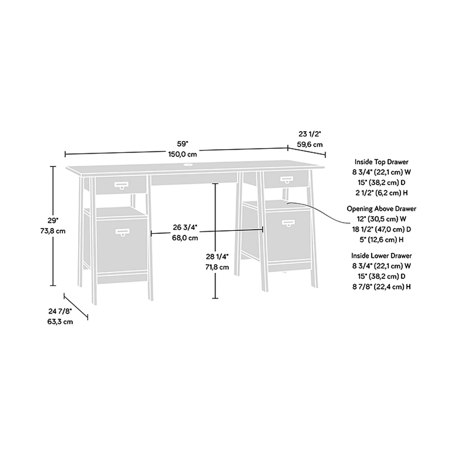 Opaline Home Office Laptop Desk 14 Opaline Home Office Laptop Desk - Image 12