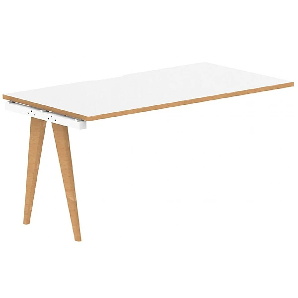 Bianco Rectangular Bench Desk Extension 3 Bianco Rectangular Bench Desk Extension