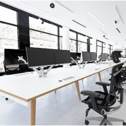 Bianco 6 Person Back To Back Rectangular Bench Desk -Cheap Office Desks Store 107610