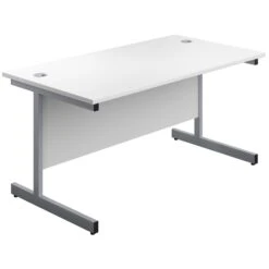 Commerce II White Rectangular Office Desks