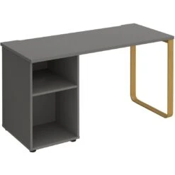 Ryto Home Office Desk With Fixed Open Pedestal -Cheap Office Desks Store 108765