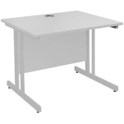 Karbon K3 Rectangular Deluxe Cantilever Desk -Cheap Office Desks Store 108822